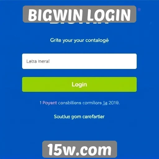Como criar uma conta no BIGWIN LOGIN com facilidade